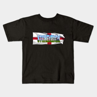 STONEHENGE - England - Day English Flag Kids T-Shirt